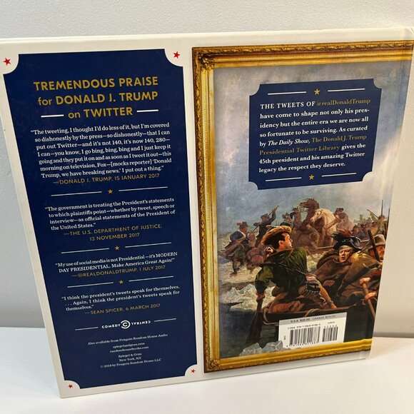 The Donald J. Trump Presidential Twitter Library Hardcover Book - EUC - Picture 2 of 3